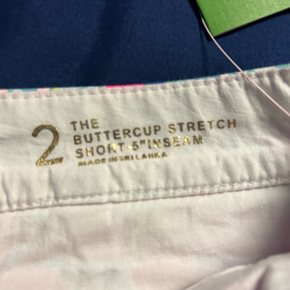 NWT Lily Pulitzer Buttercup Stretch Shorts- LOBSTERS IN LOVE pattern - Picture 5 of 5
